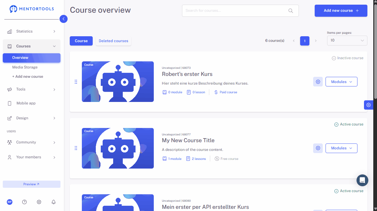 Mentortools project preview 2